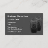 Cartes de visite du thème Pneus automobile (Devant)