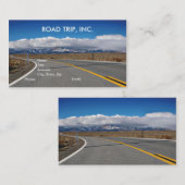 Cartes de visite du voyage par la route inc. (Devant / Derrière)