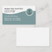 Cartes de visite du Yacht Club (Devant / Derrière)