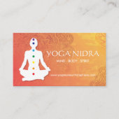 Cartes de visite du yoga et du reiki (Devant)