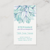 Cartes de visite du yoga et du reiki (Dos)