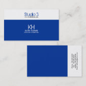 Cartes de visite - duo moderne (Devant / Derrière)