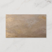 Cartes de visite Easy Beige Gold (Dos)