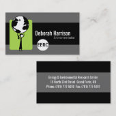 Cartes de visite écologistes (Devant / Derrière)