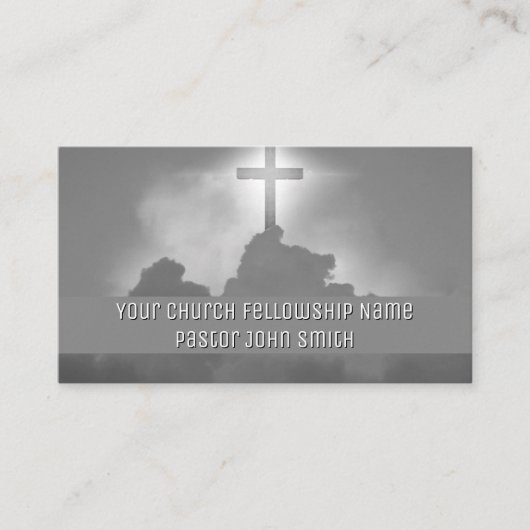 Cartes de visite Église Ciel Croix Céleste (Devant)