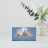 Cartes de visite Église Ciel Croix Céleste (Debout devant)