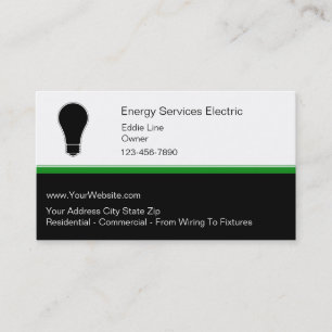Cartes de visite électricien