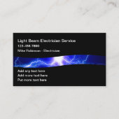 Cartes de visite électriques les plus frais (Devant)