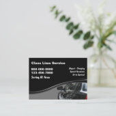 Cartes de visite élégantes pour entreprise de taxi (Debout devant)