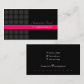 Cartes de visite élégants (Devant / Derrière)