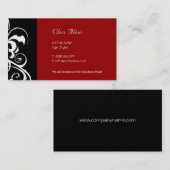 Cartes de visite élégants (Devant / Derrière)