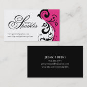 Cartes de visite élégants (Devant / Derrière)