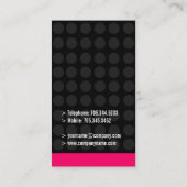 Cartes de visite élégants (Dos)