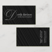 Cartes de visite élégants (Devant / Derrière)