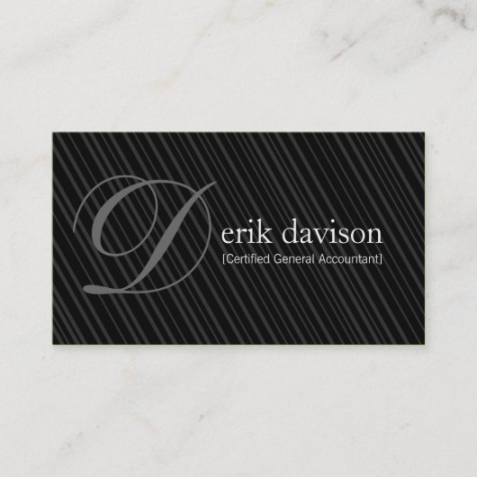 Cartes de visite élégants (Devant)