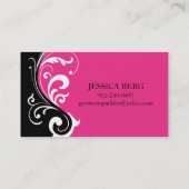 Cartes de visite élégants (Dos)