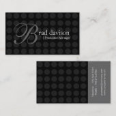 Cartes de visite élégants (Devant / Derrière)