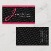 Cartes de visite élégants (Devant / Derrière)