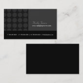 Cartes de visite élégants (Devant / Derrière)