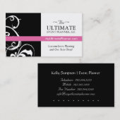 Cartes de visite élégants (Devant / Derrière)