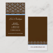 Cartes de visite élégants (Devant / Derrière)