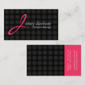 Cartes de visite élégants (Devant / Derrière)