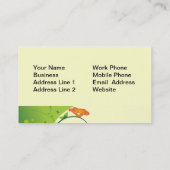 Cartes de visite élégants (Dos)