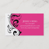 Cartes de visite élégants (Dos)