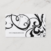 Cartes de visite élégants (Dos)