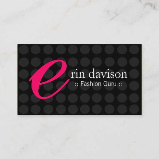 Cartes de visite élégants (Devant)