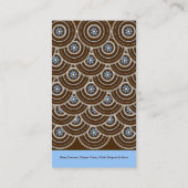 Cartes de visite élégants - commande à façon (Dos)