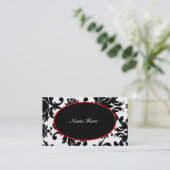 Cartes de visite élégants de damassé (Debout devant)