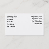 Cartes de visite élégants de damassé (Dos)