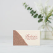 Cartes de visite élégants de damassé (Debout devant)