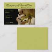 Cartes de visite élégants de fleur de lis (Devant / Derrière)