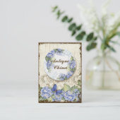 Cartes de visite élégants de magasin antique fait (Debout devant)