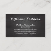 Cartes de visite élégants de monogramme (Dos)