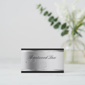 Cartes de visite élégants de monogramme de (Debout devant)