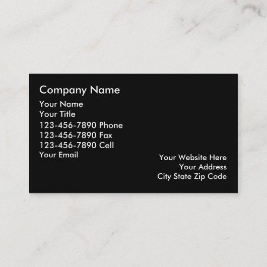 Cartes de visite élégants de monogramme de (Dos)