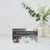 Cartes de visite élégants de paillettes (Debout devant)