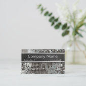 Cartes de visite élégants de paillettes (Debout devant)