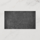 Cartes de visite élégants de tableau (Dos)