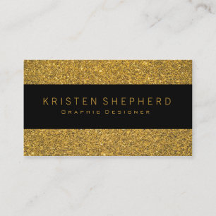 Cartes de visite élégants d'or de parties