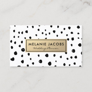 cartes de visite élégants d'or et d'organisateur