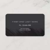 Cartes de visite élégants doubles faces (Dos)