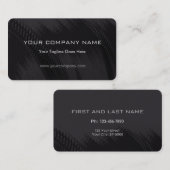 Cartes de visite élégants doubles faces (Devant / Derrière)