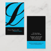 Cartes de visite élégants et audacieux (Devant / Derrière)