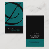 Cartes de visite élégants et audacieux (Devant / Derrière)