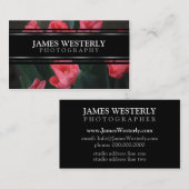 Cartes de visite Élégants Pour Macro Photographes (Devant / Derrière)