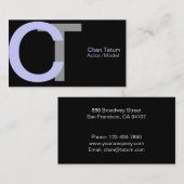 Cartes de visite élégants professionnels (Devant / Derrière)